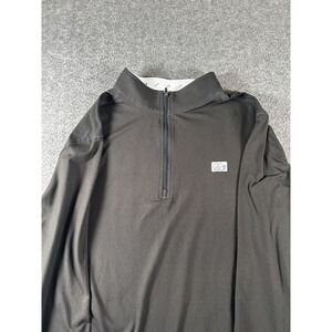Good Good 1/4 Zip Pullover Mens Medium Black Golf Preppy Activewear Outdoor